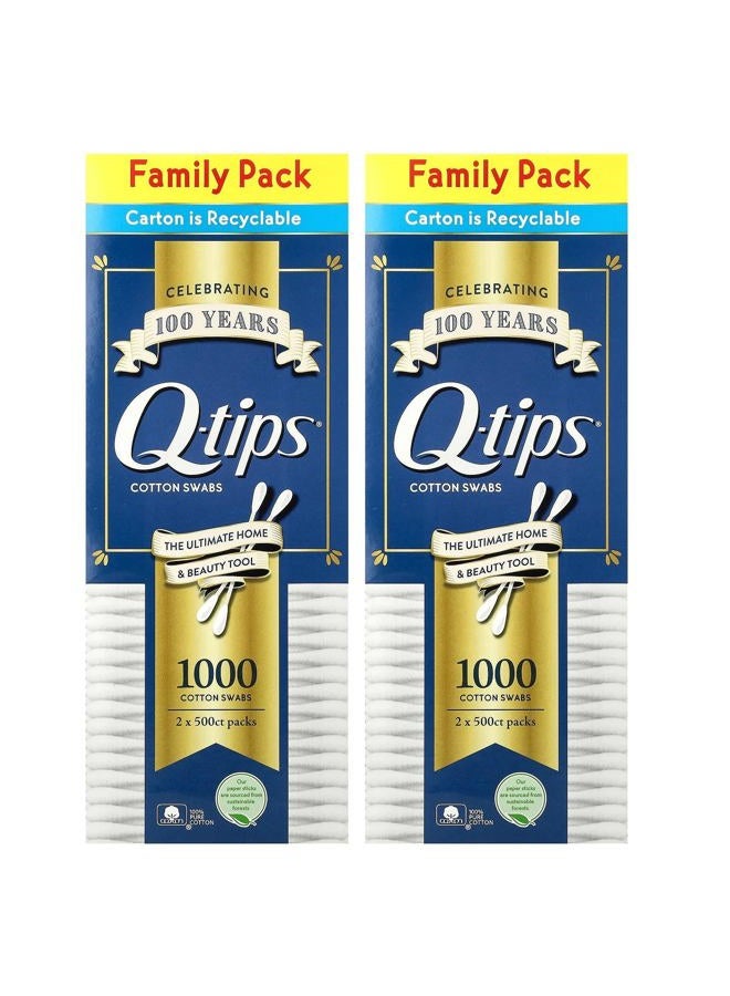 Q-tips Cotton Swabs, 1000 ct - Image 1