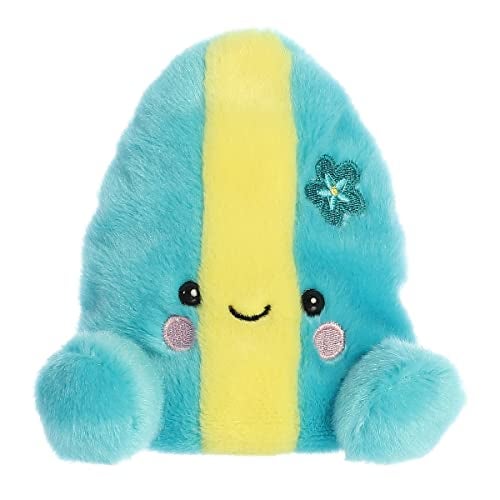 Aurora® Adorable Palm Pals™ Fynn Surfboard™ Stuffed Animal - Pocket-Sized Play - Collectable Fun - Blue 5 Inches - Image 1