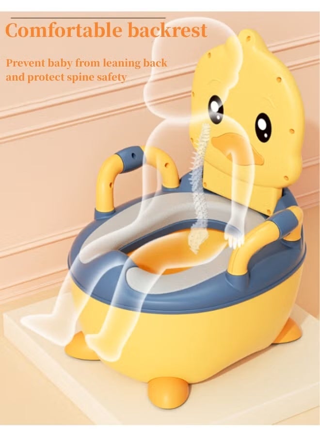 Baby Toilet,Baby Toilet Seat,Splash-Proof Baby Toilet,Cute Toilet Chair Detachable Bedpan For Baby,Plastic Toilet Potty Trainer Seat - Image 2