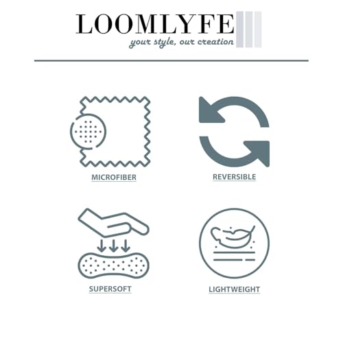 LOOMLYFE 300 TC All Season King Size AC Comforter || Blanket || Duvet with 1 King Size Elastic Fitted Bedsheet and 2 Large Pillow Cover - 4 Piece Comforter Set - BeigeAnokhi - Image 3
