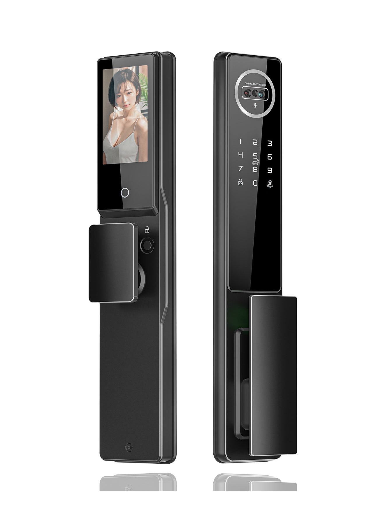 Smart Lock with Camera,WiFi Video Intercom Lock, Two way audio, Fingerprint Door Lock ,Tuya APP Remote Control 