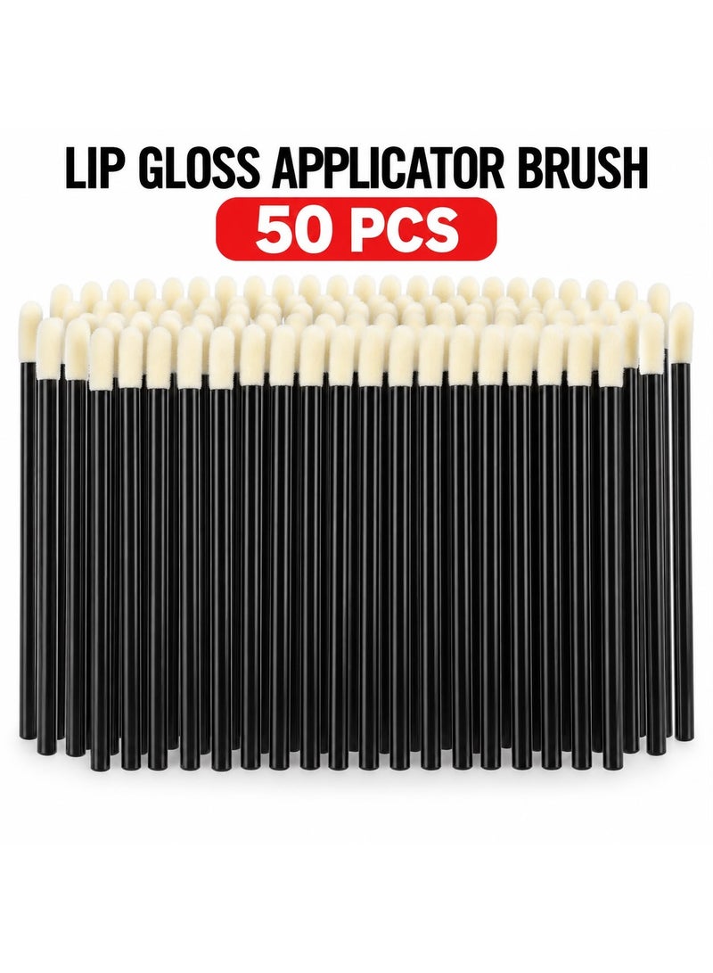 50 Pcs Disposable Lip Gloss Applicator Brushes - Image 2