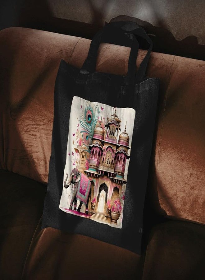 PrintingZone Canvas Tote Bag for Women - 1 Pc, Women Tote, Printed Canvas Tote Bag, Printed Tote, Stylish Bags(BTB-100)(BTB-100) - Image 3