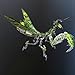 Metalkitor 3D Metal Puzzles for Adults Giant Mantis Model Kit Steampunk DIY Ornament Assembly Jigsaw Crafts Brain Teaser Perfect Room Decor and Gift Choice1200PCS Grass Green - Image 2
