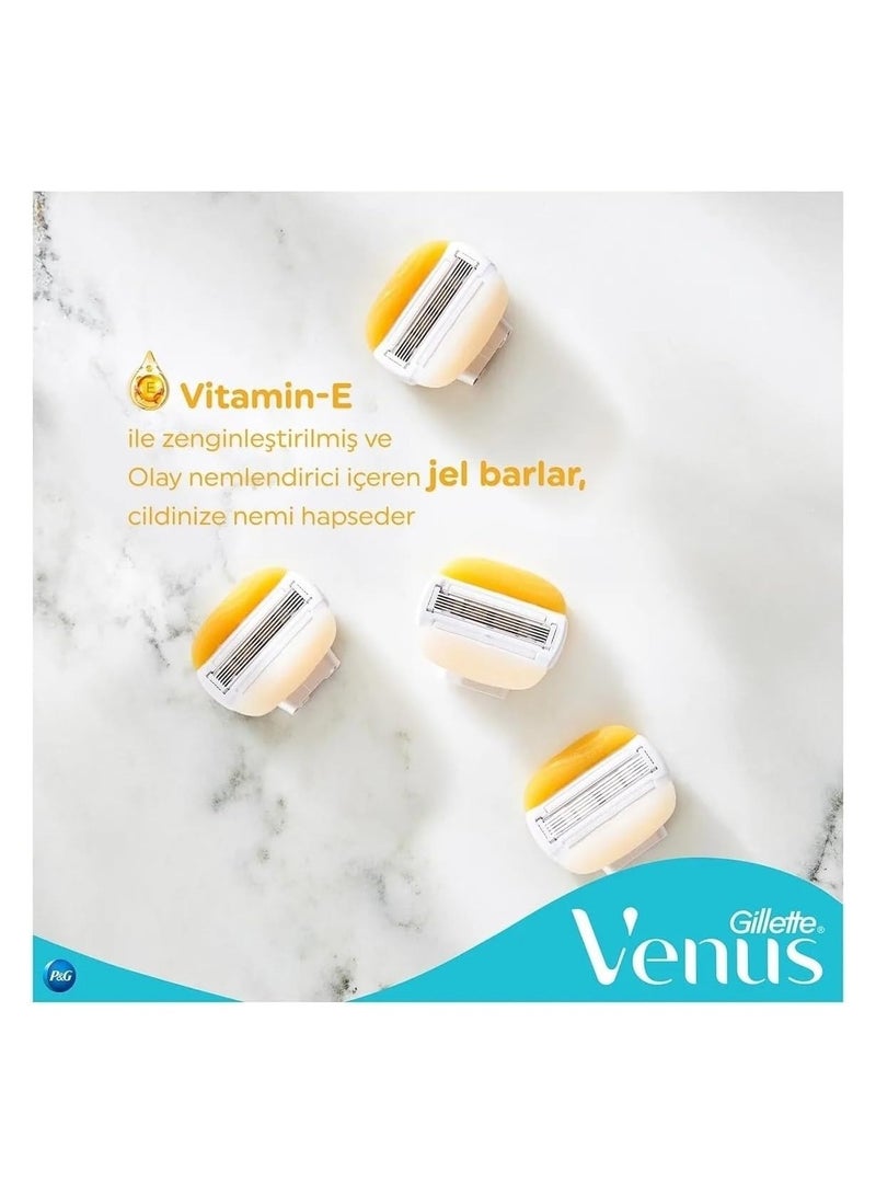 Venus Olay Coconut Women's Razor Handle + 2 Razor Refills - Image 3