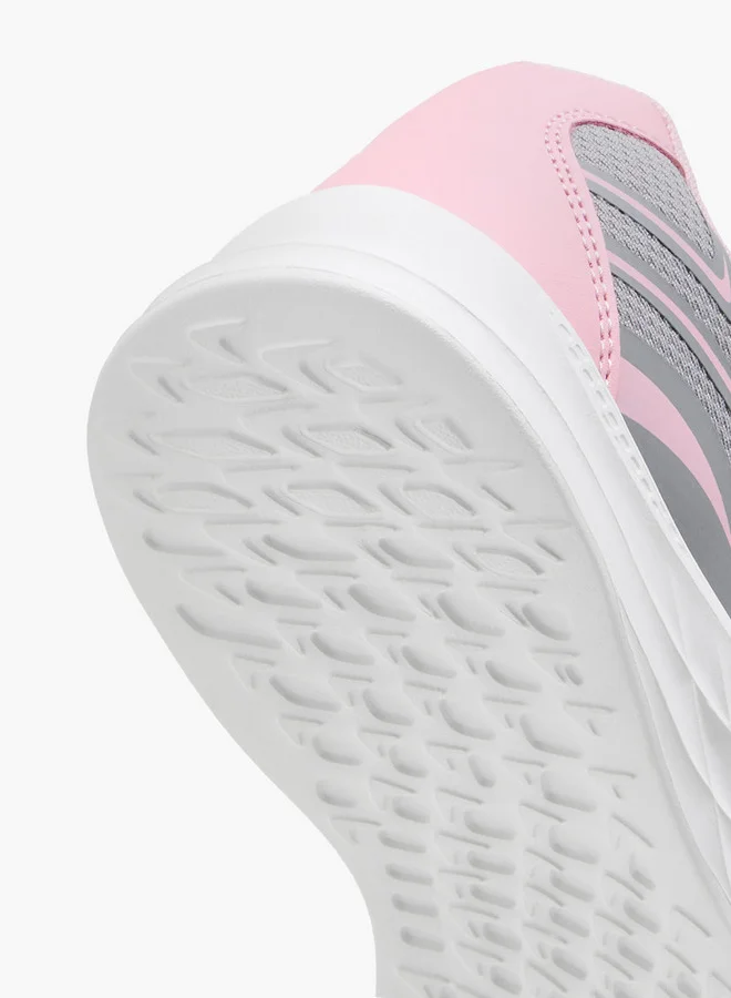 شو اكسبرس Girls Panelled Sports Shoes with Hook and Loop Closure