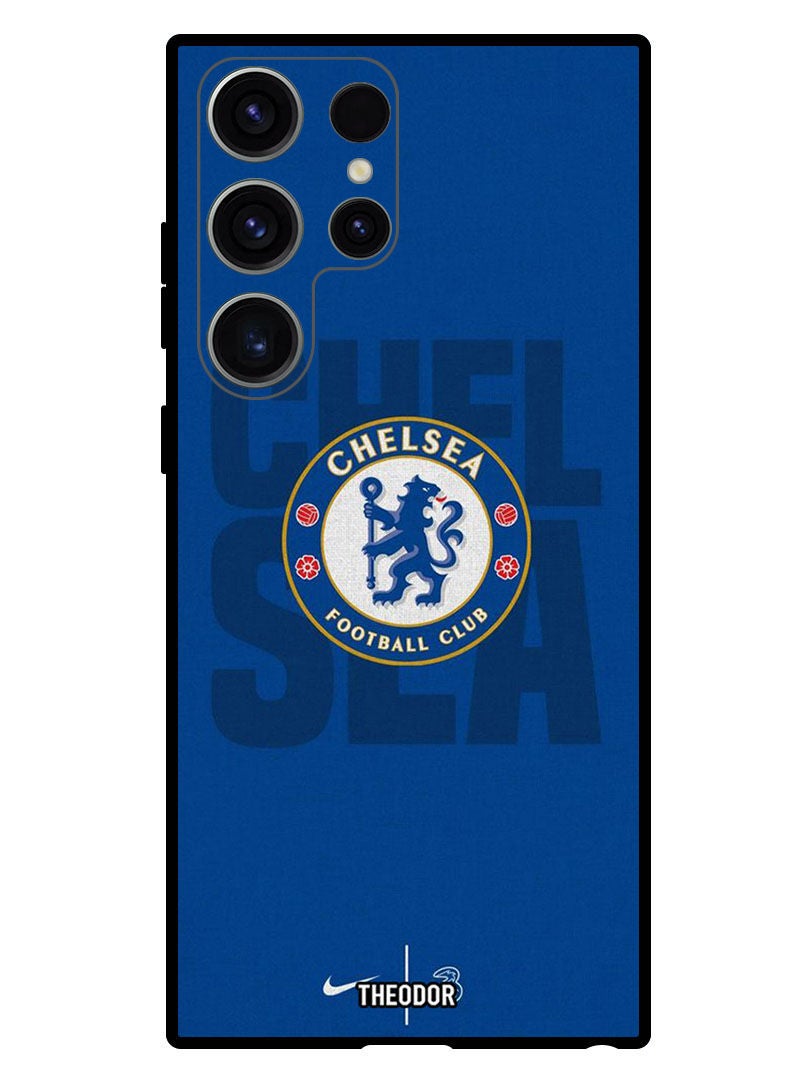 Theodor غطاء واقي مضاد للخدش ومقاوم للصدمات لجهاز سامسونج جالاكسي S23 ألترا تشيلسي - Image 1