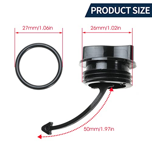 Ducpuve Drain Plug for SeaDoo for GTI SE Limited Rental RXT RXTX GTR LTD GTS GTX Wake 130 155 260 Spark 300 900 09-21 Replaces 292001352 292001320 292002024, 4 Pcs - Image 2