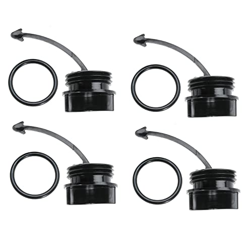Ducpuve Drain Plug for SeaDoo for GTI SE Limited Rental RXT RXTX GTR LTD GTS GTX Wake 130 155 260 Spark 300 900 09-21 Replaces 292001352 292001320 292002024, 4 Pcs - Image 1