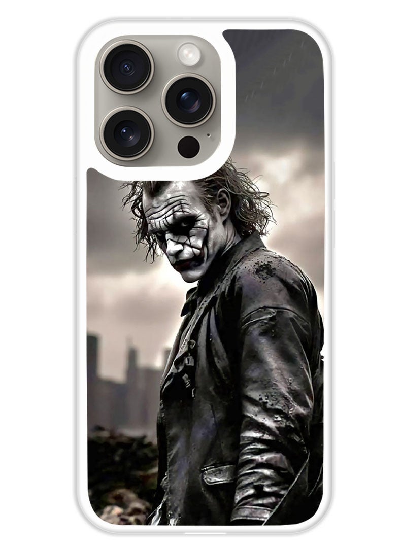 Theodor Protective Case Cover For APPLE IPHONE 15 Pro Max Joker (White Bumper) - Image 1