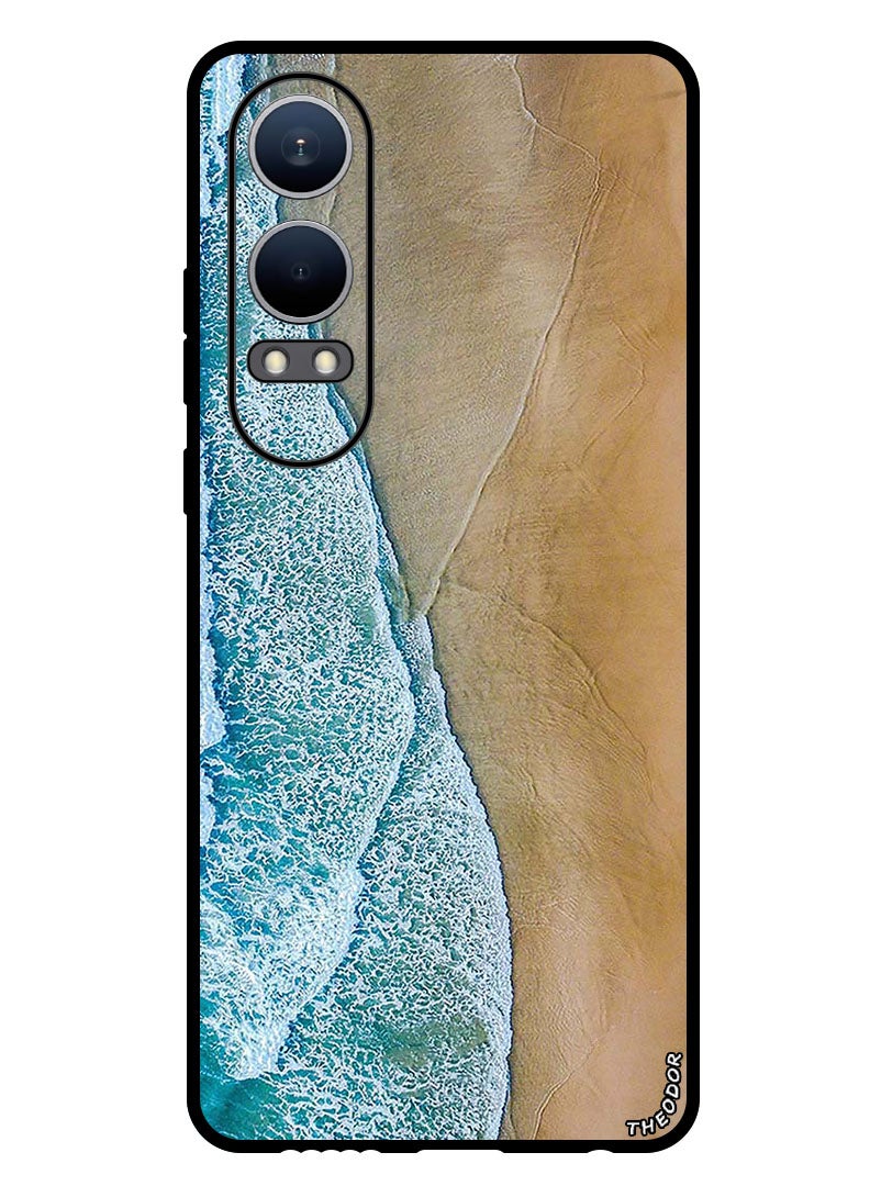 Theodor Protective Case Anti Scratch Shock Proof Bumper Cover For Oppo K12x (China) Sand And Water - Image 1