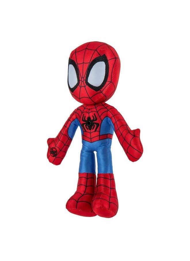Spidey And His Amazing Friends Web Flash Spidey Plush 9 Inch Plush With Light Up Signal Toys Featuring Your Friendly Neighborhood Spideys