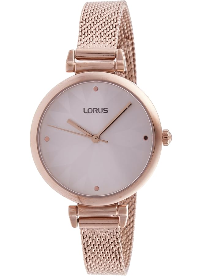 LORUS White sunray dial analog Quartz Stainless steel watch for Women RG204TX9 - Image 1