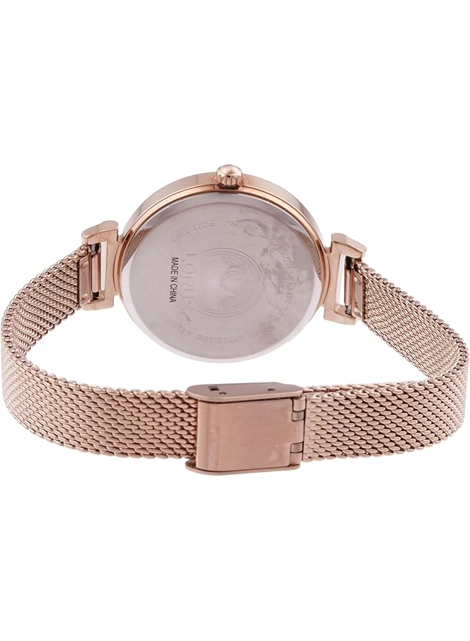 LORUS White sunray dial analog Quartz Stainless steel watch for Women RG204TX9 - Image 2