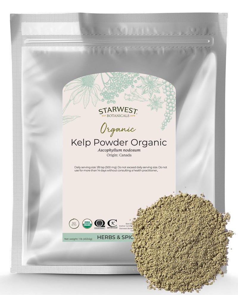Starwest Botanicals Starwest Botanicals Organic Kelp Powder, 16 Ounce (Pack of 1)  - Image 1