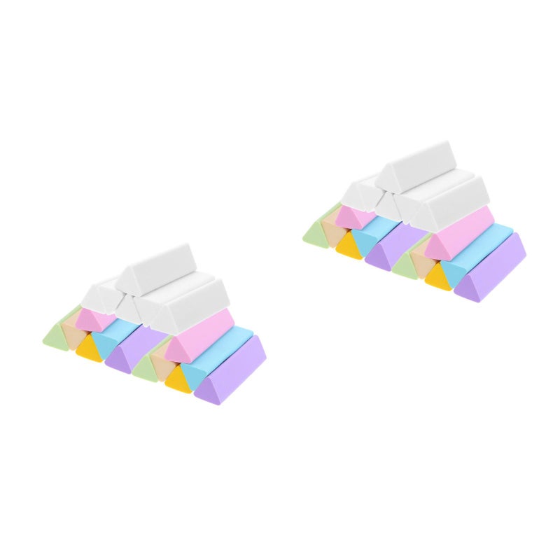 36 pcs Triangular Erasers Hb Pencil Erasers Tpe Writing Drawing Art School Supplies Multi-Function Cute Stationery Art Eraser - Image 1