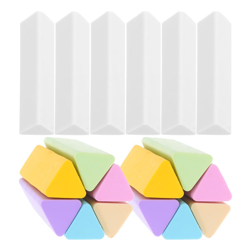 36 pcs Triangular Erasers Hb Pencil Erasers Tpe Writing Drawing Art School Supplies Multi-Function Cute Stationery Art Eraser - Image 5