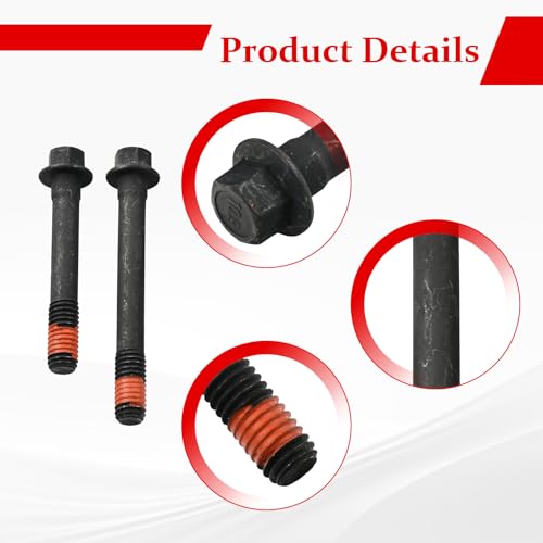 BIGREAT Engine Cylinder Head Bolt Set Compatible with Chevy GMC Yukon Cadillac Buick Pontiac Oldsmobile Replaces# ES72856 Pack of 2 - Image 2