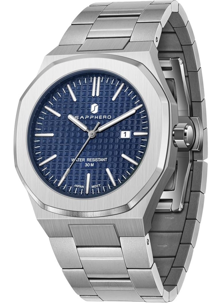 سافيرو ساعات رجاليه  كوارتز ضد الماء - Image 1
