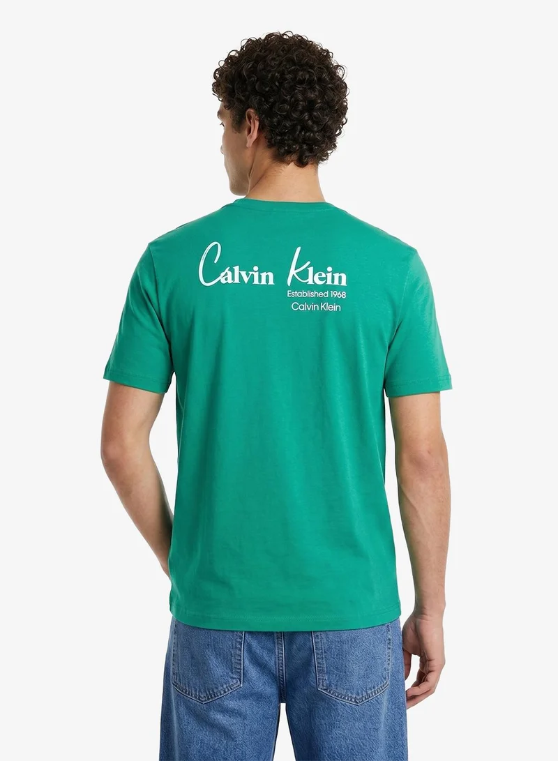 Calvin Klein Jeans  New York Logo Graphic T-Shirt for Men | Best Price UAE