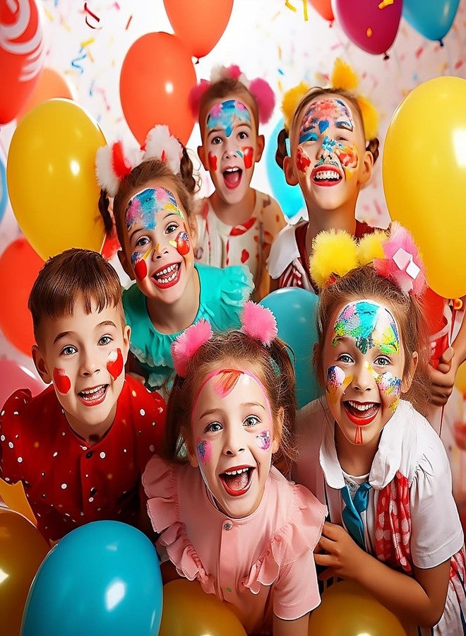 53 Arts Water-Based Face Paint Kit | Safe, Non-Toxic, Washable Face & Body Painting Colors with Brushes for Kids, Adults, Parties, Festivals & Halloween - Image 3