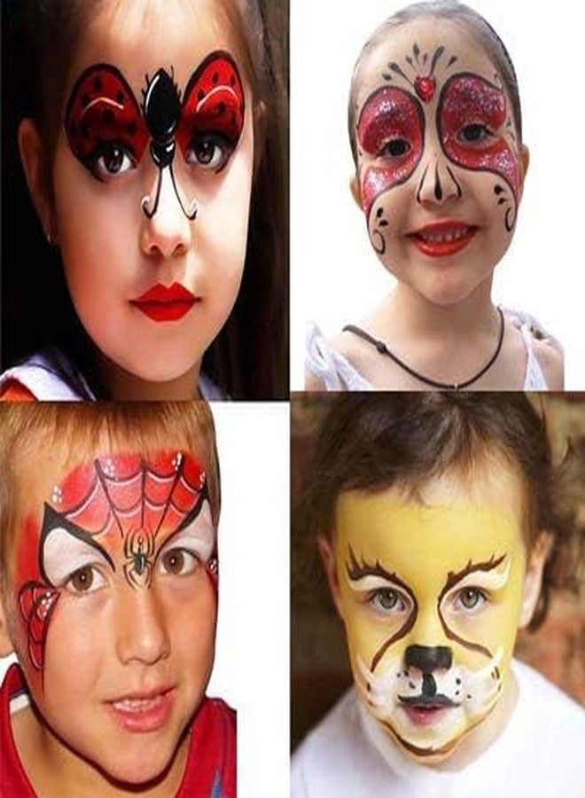 53 Arts Water-Based Face Paint Kit | Safe, Non-Toxic, Washable Face & Body Painting Colors with Brushes for Kids, Adults, Parties, Festivals & Halloween - Image 4