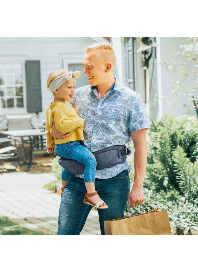 Chicco Chicco Sidekick Hip Seat Carrier - Denim | Blue  - Image 1