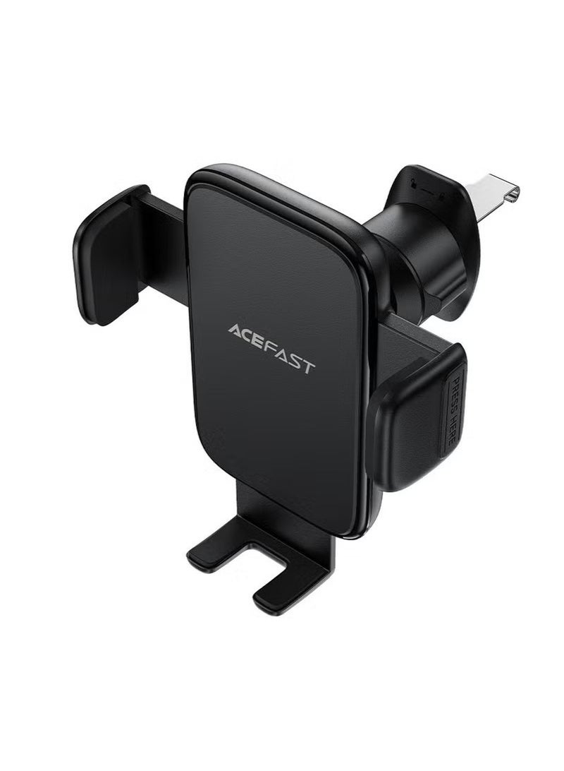 ACEFAST D27 Press Type Phone Stand Holder Car Air Vent 360 Degree Rotation Phone Clamp-Black - Image 5