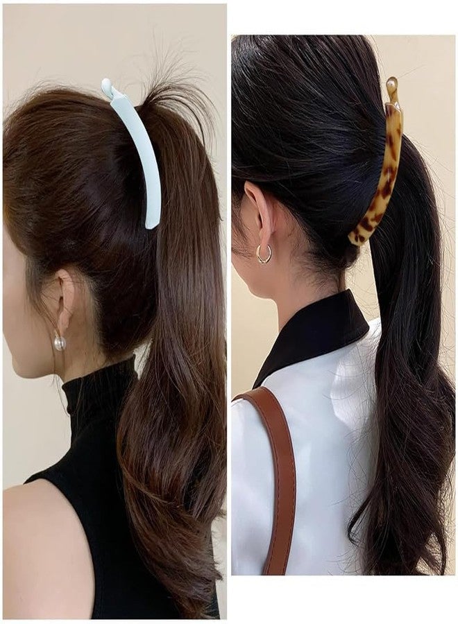 Dkriva® Large Banana Clip for Thick and Thin Hair | Women's Hair Clips | Extra Large Durable Plastic Combs (3PCS) (Big Size: 11 X 2 cm) - Image 3