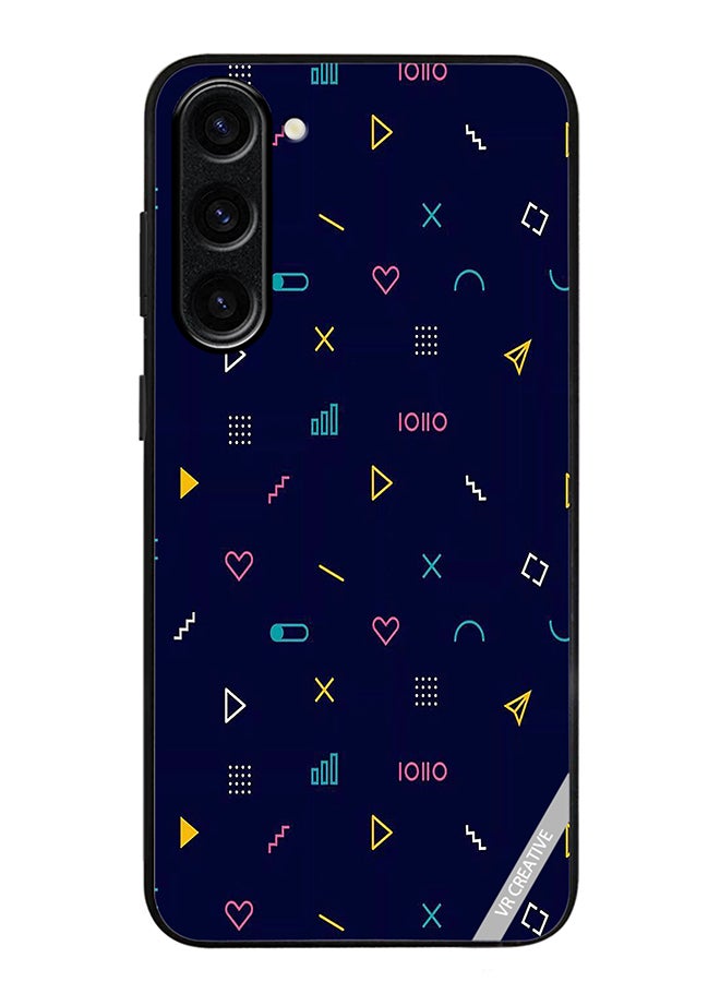 VR CREATIVE Protective Case Cover For Samsung Galaxy S24 Design Multicolour - Image 1