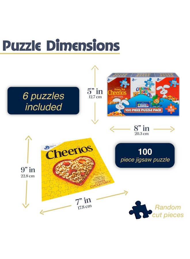 White Mountain, 6pk Cereal Boxes 100pc Puzzle Set - Image 2
