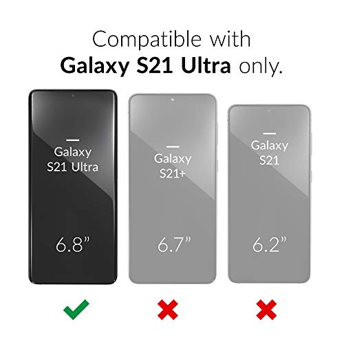 Crave Dual Guard for Galaxy S21 Ultra Case, Shockproof Protection Dual Layer Case for Samsung Galaxy S21 Ultra, S21 Ultra 5G (6.8 inch) - Forest Green - Image 2