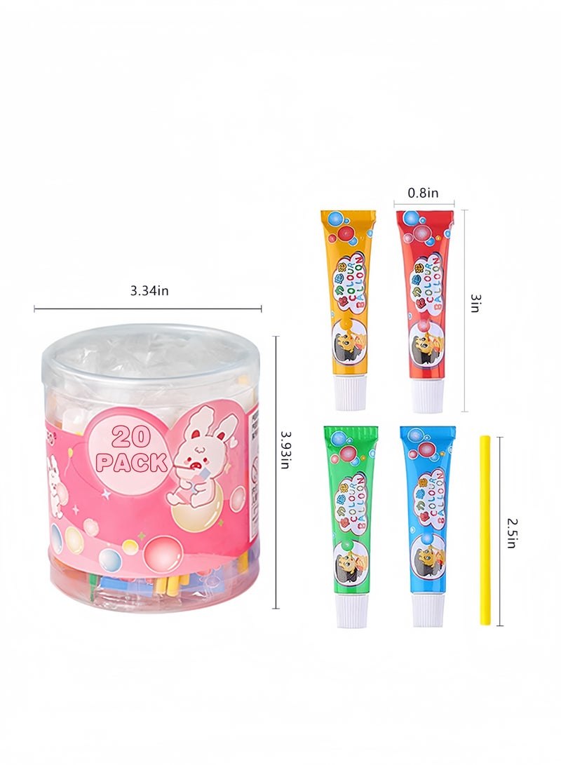 20PCS Blow Plastic Bubbles Toy Set, Large Bubble Balloons Bubble Blowing Products Collection Kid-Friendly Bubble Blowing Toys for Kids Outside Party Birthday Gift Toddler Outdoor Toys - Image 5