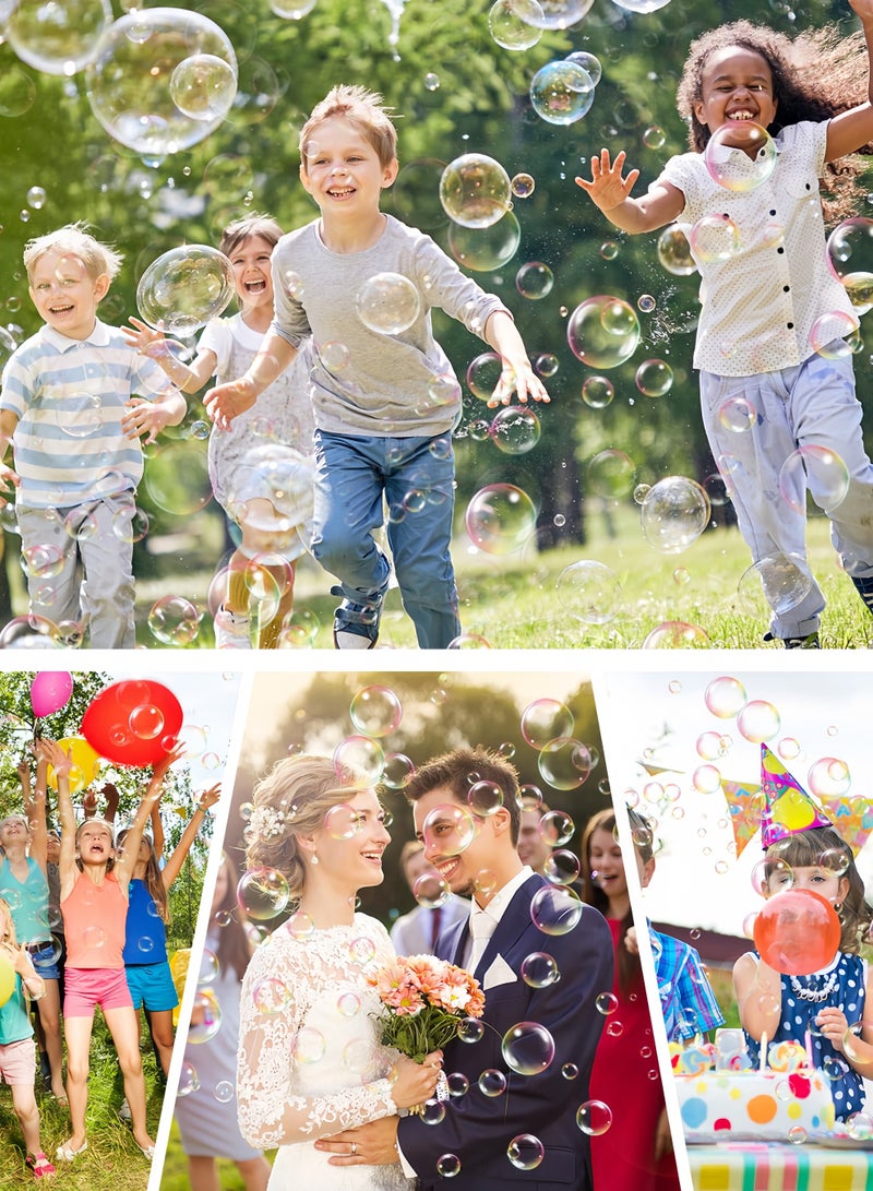 20PCS Blow Plastic Bubbles Toy Set, Large Bubble Balloons Bubble Blowing Products Collection Kid-Friendly Bubble Blowing Toys for Kids Outside Party Birthday Gift Toddler Outdoor Toys - Image 4