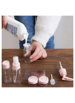 Generic Multi Use Portable Travel Spray Bottles Leak Proof Refillable Set 7 in 1 Random Color  - Image 2