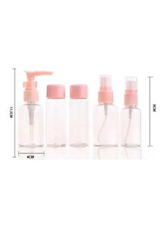 Generic Multi Use Portable Travel Spray Bottles Leak Proof Refillable Set 7 in 1 Random Color  - Image 4