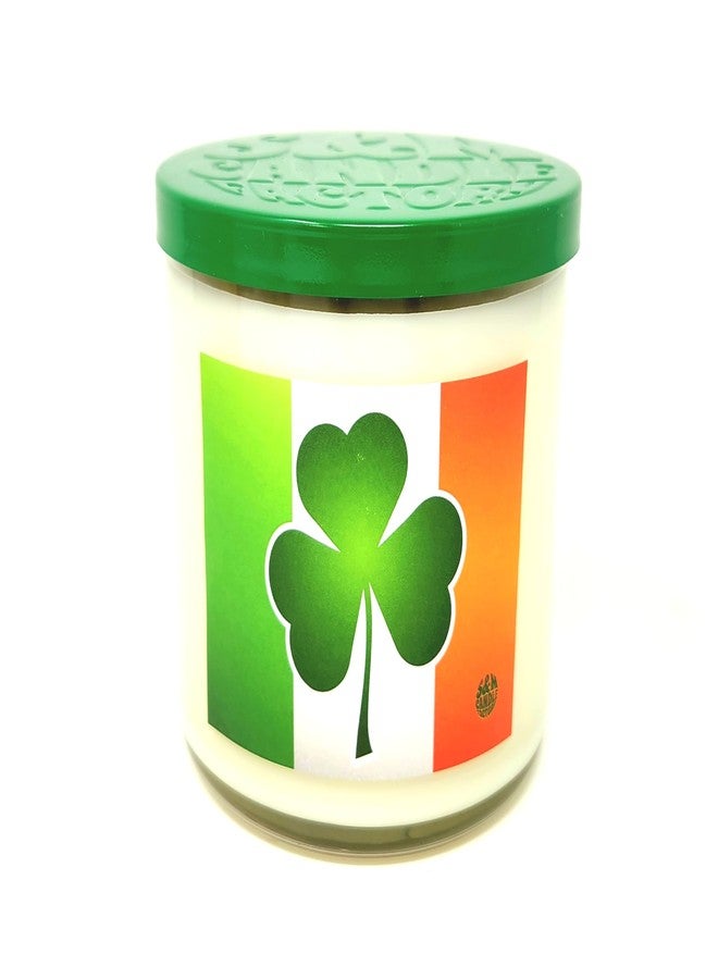 S&M Candle Factory شمعة برائحة القرفة والكريمة الأيرلندية ~ شمعة عيد القديس باتريك ~ شمعة صويا طبيعية فاخرة بثلاث فتائل، وزنها 14.5 أونصة ~ أيرلندا (قرفة وكريمة أيرلندية، كبيرة بثلاث فتائل) - Image 1