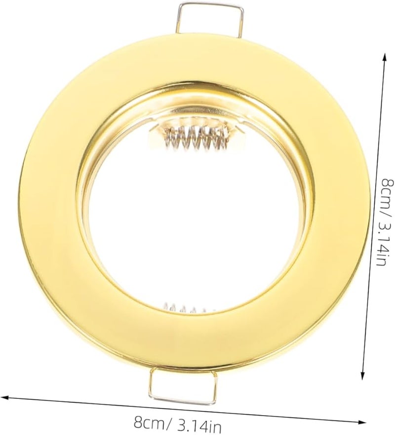 Golden Iron Trim Light Housing For Flexible And Recessed Fixtures Easy Install - Image 3