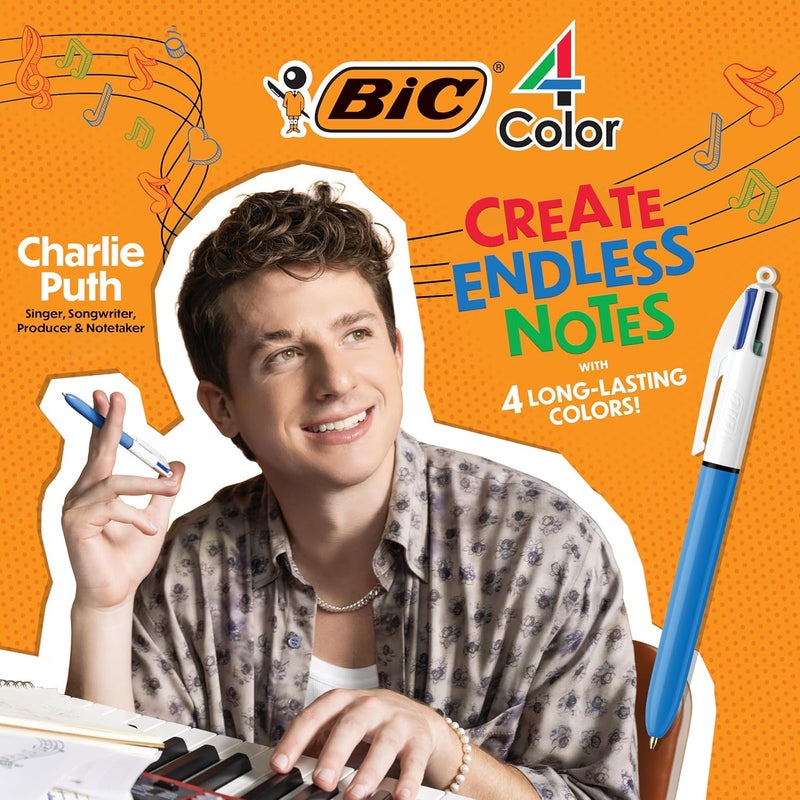 BIC 4-Color Original Medium Point Ball Pen - Assorted Ink, 1 Count - Image 2