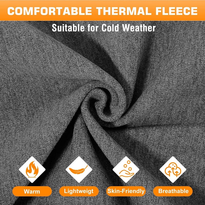 HZYH Winter Neck Warmer For Men Women, Neck Gaiter Face Ski Mask Windproof Face Cover Fleece Balaclava Scarf Cold Weather - Image 2