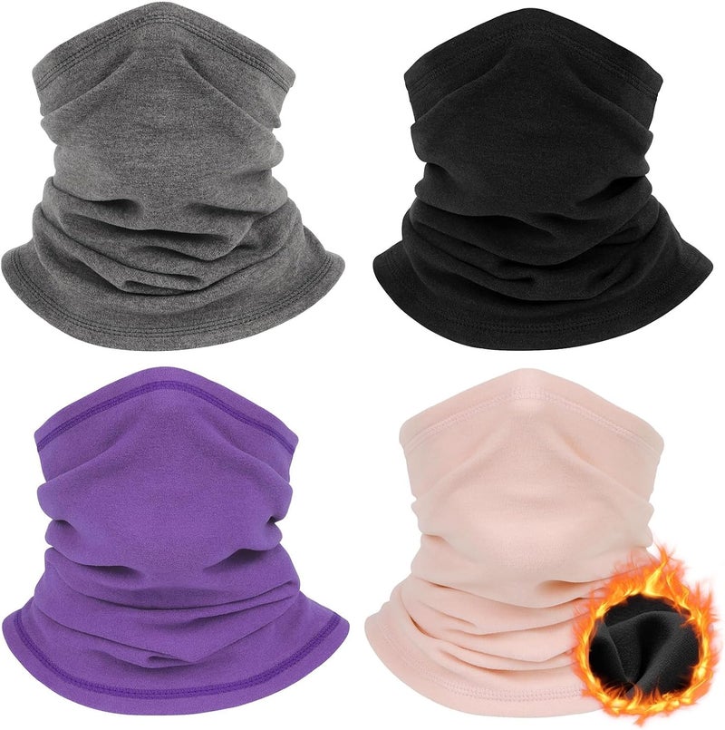 HZYH Winter Neck Warmer For Men Women, Neck Gaiter Face Ski Mask Windproof Face Cover Fleece Balaclava Scarf Cold Weather - Image 1