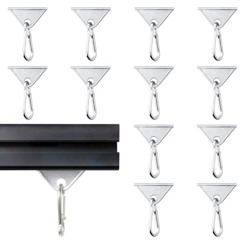 Seekliny 12 Pack 2020 Extrusion Sliding Hook for 20 Series TSlot VSlot Aluminum Extrusion Hardware Accessories Silver - Image 1