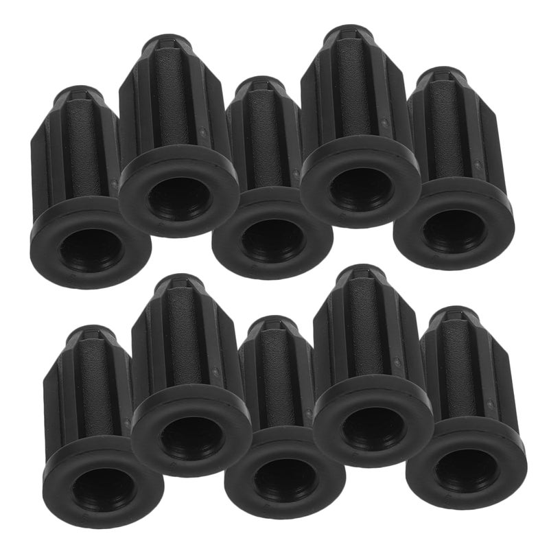 25mm Diameter Caster Stem Sleeves 10pcs Easy Install Stable Foundation Socket - Image 1