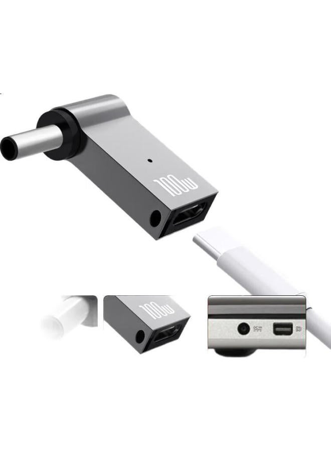 Delippo Dell Laptop 100W Adapter Type-C To 4.5*3.0Mm Small Pin With Needle For Dell Inspiron 3400/Xps13/90W60W45W - Image 3