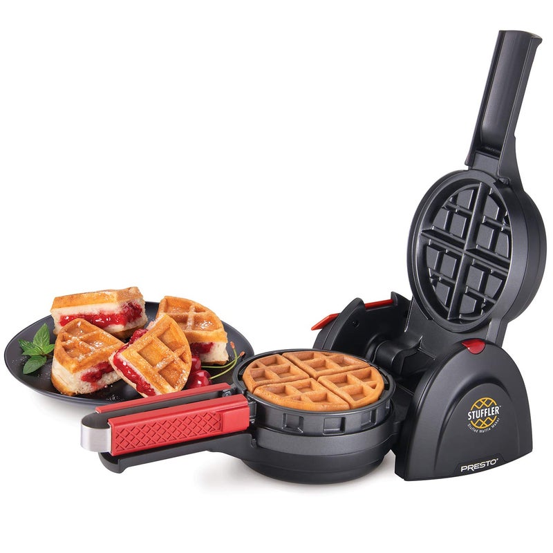 Presto! Presto 03512 Stuffler Stuffed Waffle Maker, Belgian, Large, Black - Image 1