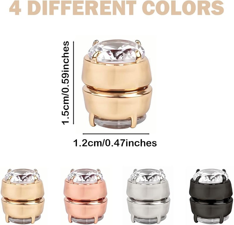 SYOSI Strong Magnetic Pins for Hijabs and Scarves, Pinless No-Snag Clasp Set, Discreet Multi-Purpose Accessory for Modest Wear - Image 2