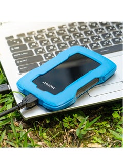 ADATA ADATA HD330 1TB USB 3.0, High-speed Shock-absorbing External Hard Drive, Extra Slim Portable Waterproof Mobile Hard Drive, (1TB Blue)  - Image 3
