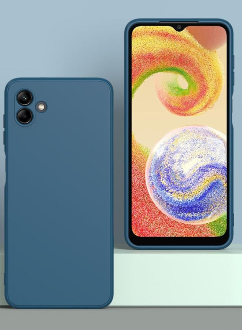Case Up Compatible with Samsung Galaxy A07  Case, Soft & Premium Liquid Silicone [Anti-Scratch Microfiber Lining] Shockproof Protective Slim Phone Cover for Samsung Galaxy A07 2025, Blue - Image 2