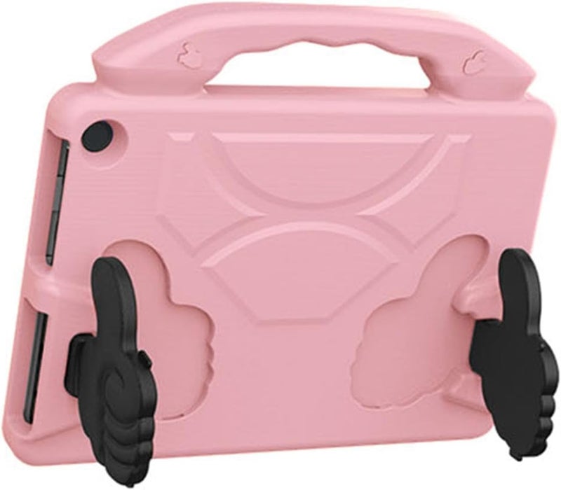 Dpofirs EVA Tablet Case with Rotatable Handle, Shockproof Protective Cover for Tablets, Foldable Washable Sleeve with Precise Cutouts (Pink) - Image 2
