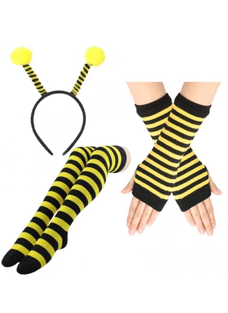 Excefore Bee Costume Set, Bee Costume Accessories Set, for Cosplay Party Costume, Bee Tutu Costume for Adults, for Cosplay Party Costume, L Size  - Image 2